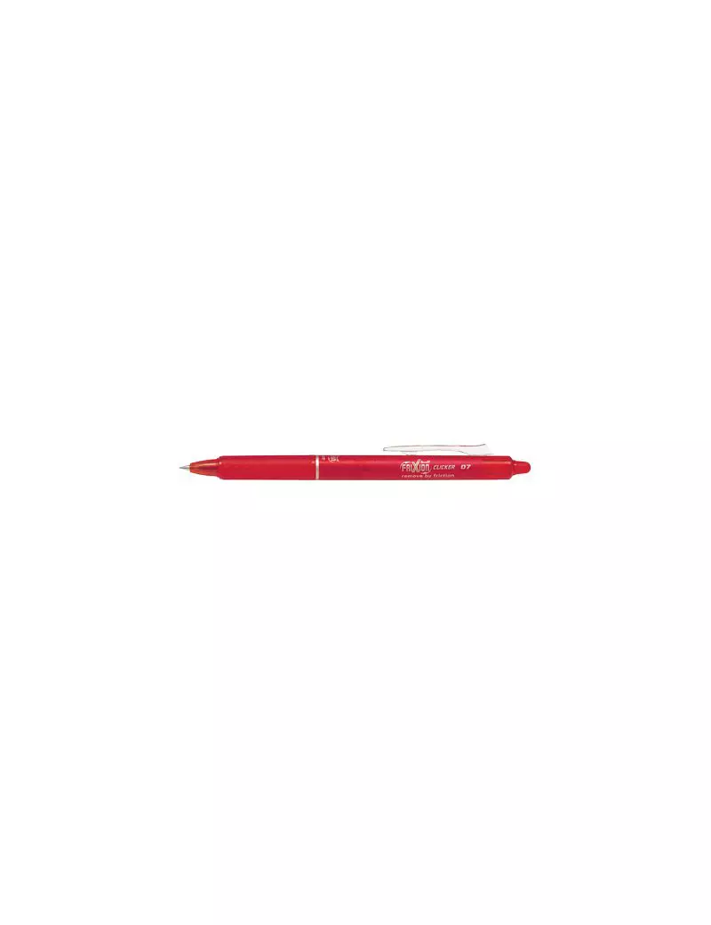 Penna a Sfera a Scatto Frixion Clicker Pilot - 0,7 mm - 006792 (Rosso)