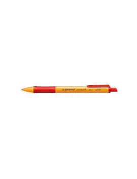 Penna a Sfera a Scatto Pointball Stabilo - 1,2 mm - 6030/40 (Rosso Conf. 10)