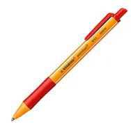 Penna a Sfera a Scatto Pointball Stabilo - 1,2 mm - 6030/40 (Rosso Conf. 10)