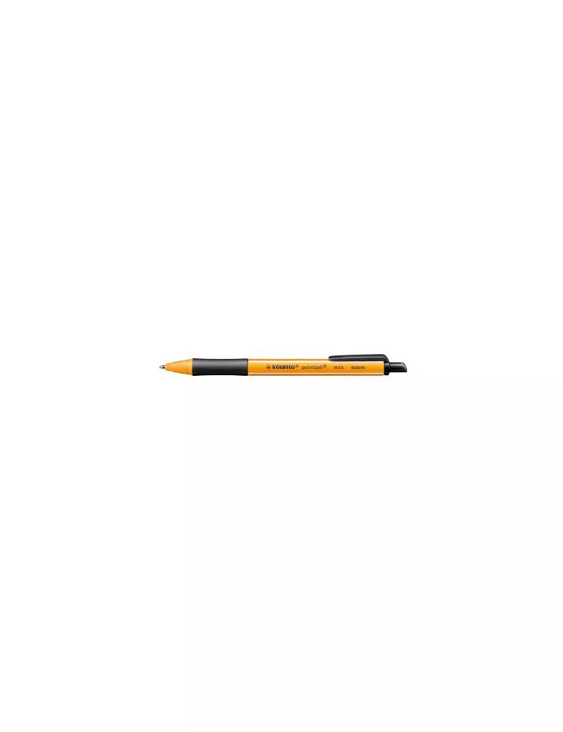 Penna a Sfera a Scatto Pointball Stabilo - 1,2 mm - 6030/46 (Nero Conf. 10) Penna a Sfera a Scatto Pointball Stabilo - 1,2 mm - 6030/46 (Nero Conf. 10)