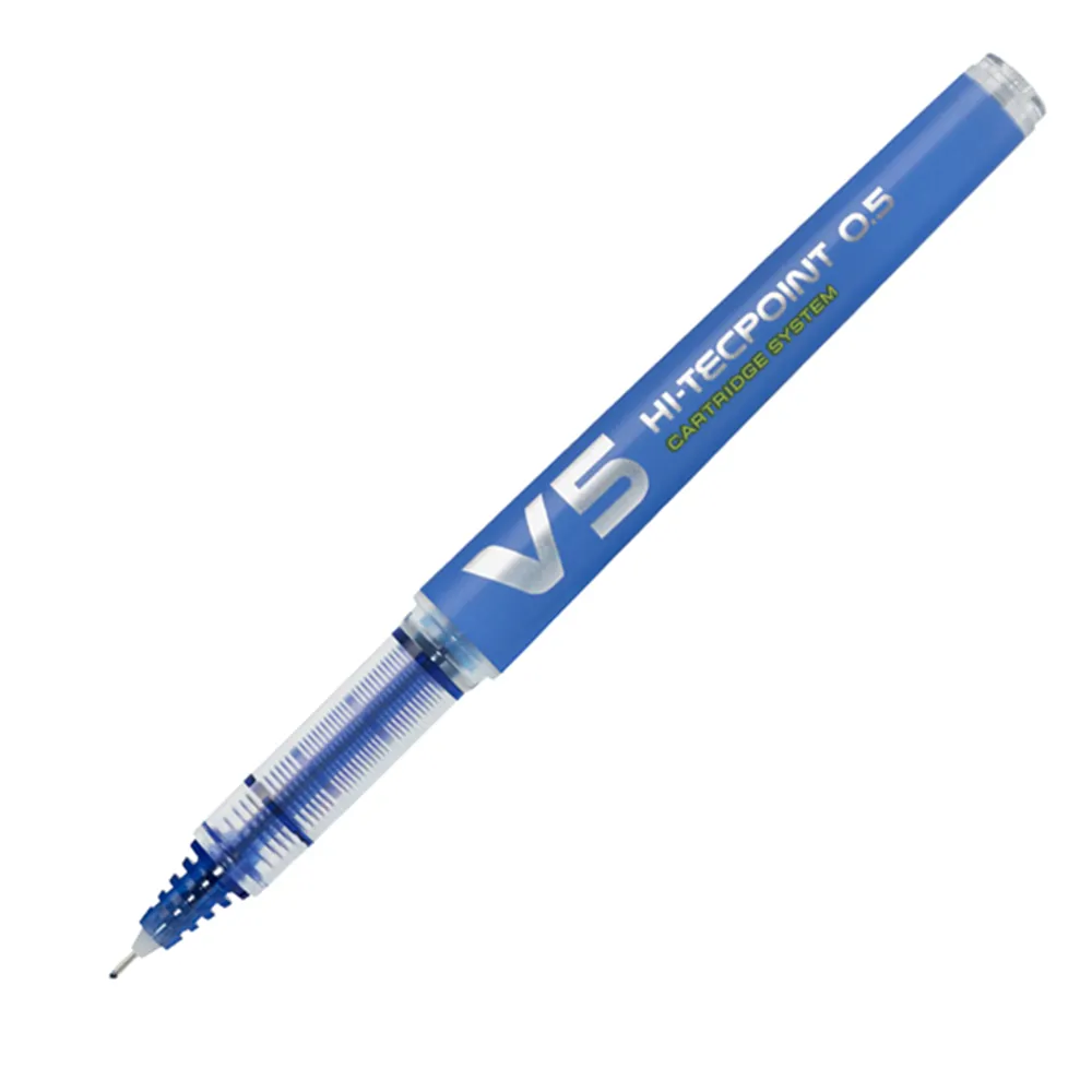 Penna Roller V5 Refillable Pilot - 0,5 mm - 040326 (Blu)