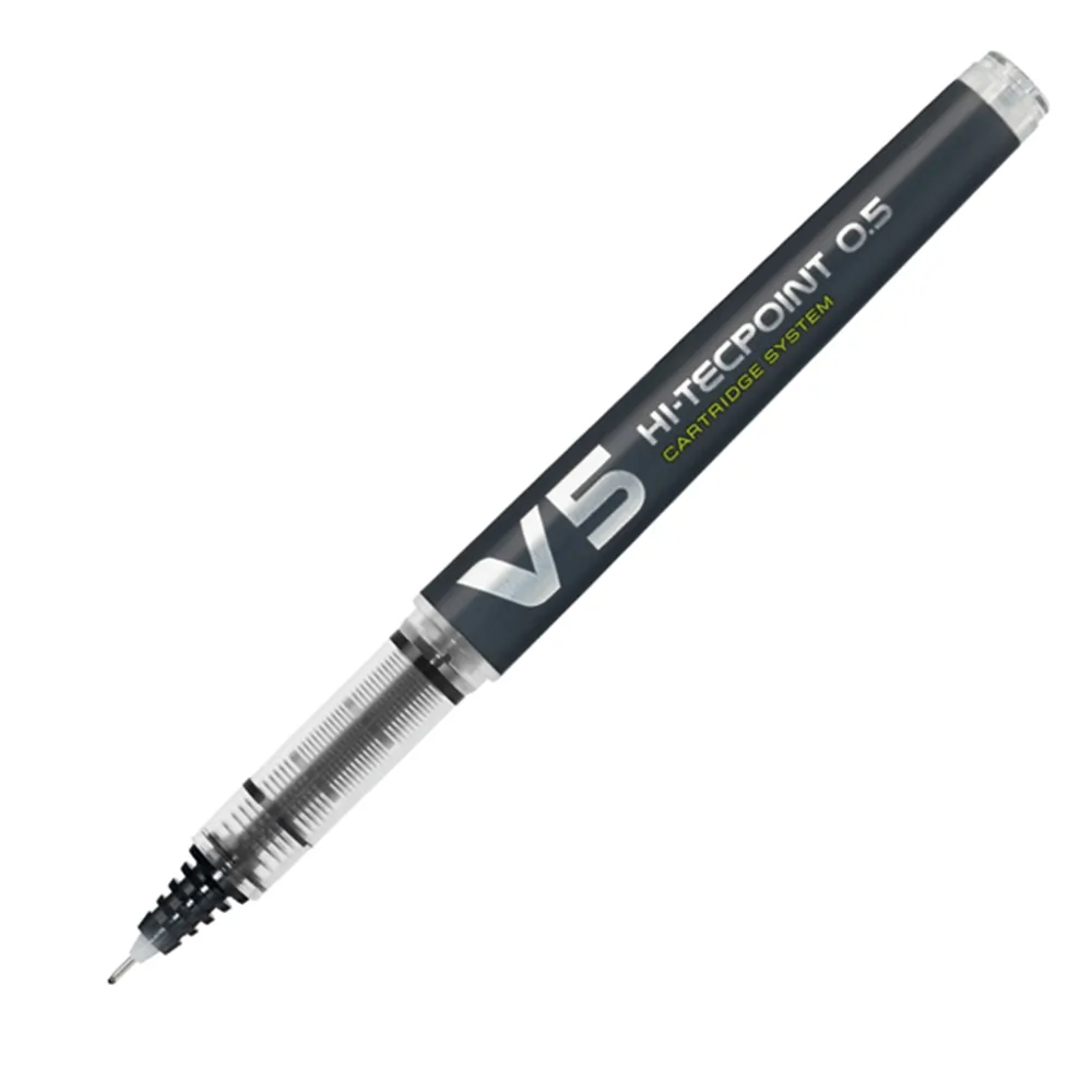 Penna Roller V5 Refillable Pilot - 0,5 mm - 040325 (Nero)