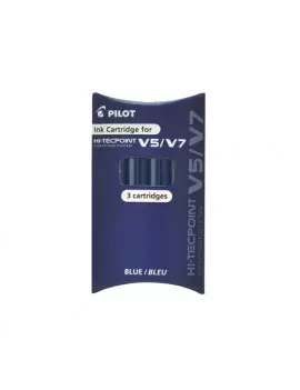 Refill per Penna V5 Refillable Pilot - 0,5 mm - 040336 (Blu Conf. 3)