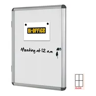 Bacheca per Interni Earth-it - Anta Battente - 4xA4 - 50x67,4 cm - Verticale (Alluminio Anodizzato)