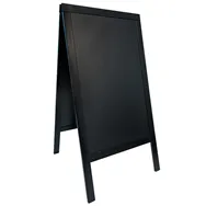 Lavagna Mono e Sandwich a Gesso Liquido Securit - Bifronte - 125x69 cm - SBS-BL-120 (Nero)