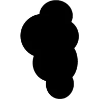 Lavagna da Parete Silhouette Securit - 50x30 cm - Nuvola - FB-CLOUD (Nero)