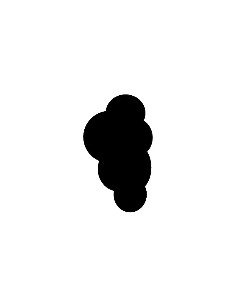 Lavagna da Parete Silhouette Securit - 50x30 cm - Nuvola - FB-CLOUD (Nero)