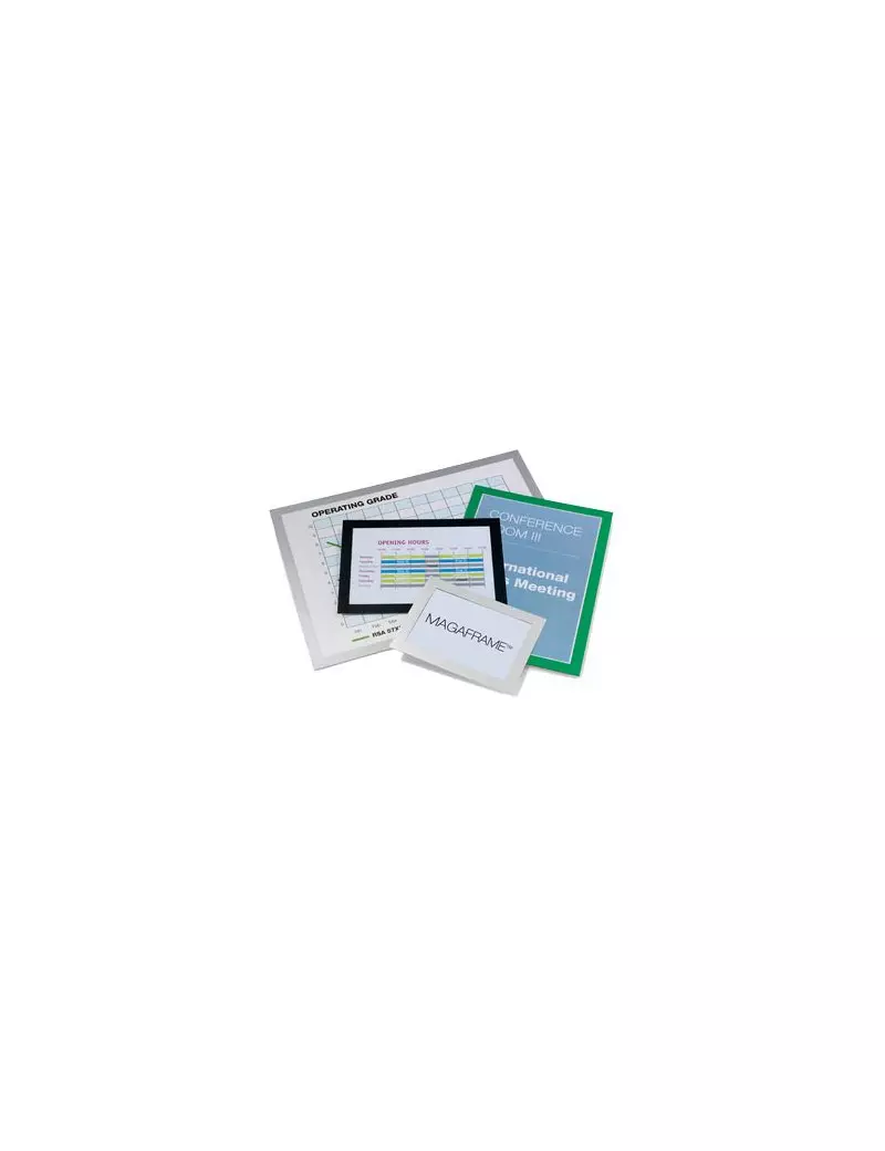 Cornice Adesiva Magaframe Durable - A4 - 4872-05 (Verde Conf. 2) Cornice Adesiva Magaframe Durable - A4 - 4872-05 (Verde Conf. 2)
