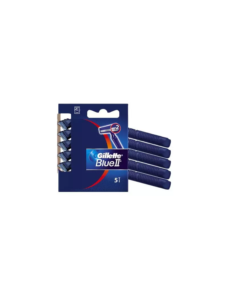 Rasoio Usa e Getta Blue II Gillette - 3014260630249 (Conf. 5)