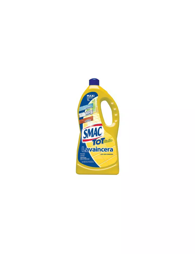 Detergente per Pavimenti ToT Giallo Smac - 1 Litro - M74426 Detergente per Pavimenti ToT Giallo Smac - 1 Litro - M74426