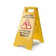 Segnalatore Pavimento Bagnato La Piacentina - 30x62 cm - 0466 (Giallo)