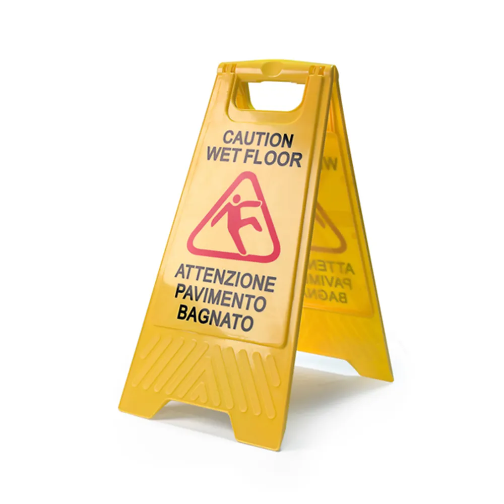 Segnalatore Pavimento Bagnato La Piacentina - 30x62 cm - 0466 (Giallo)