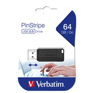 Pen Drive Store'n'Go Pinstripe Verbatim - USB 2.0 - 64 GB - 49065 (Nero)
