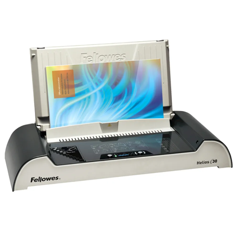 Rilegatrice Termica Helios 30 Fellowes - 300 Fogli (Grigio e Grafite Metallizzato)