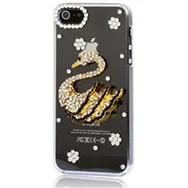 Cover con Strass Cigno per iPhone 5 5S