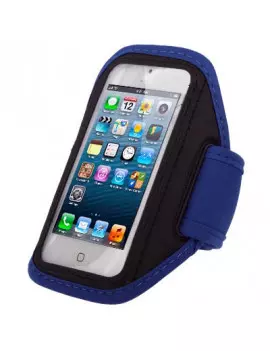 Fascia da Braccio Sportiva Armband per iPhone 4 4S 5 5S (Nero)