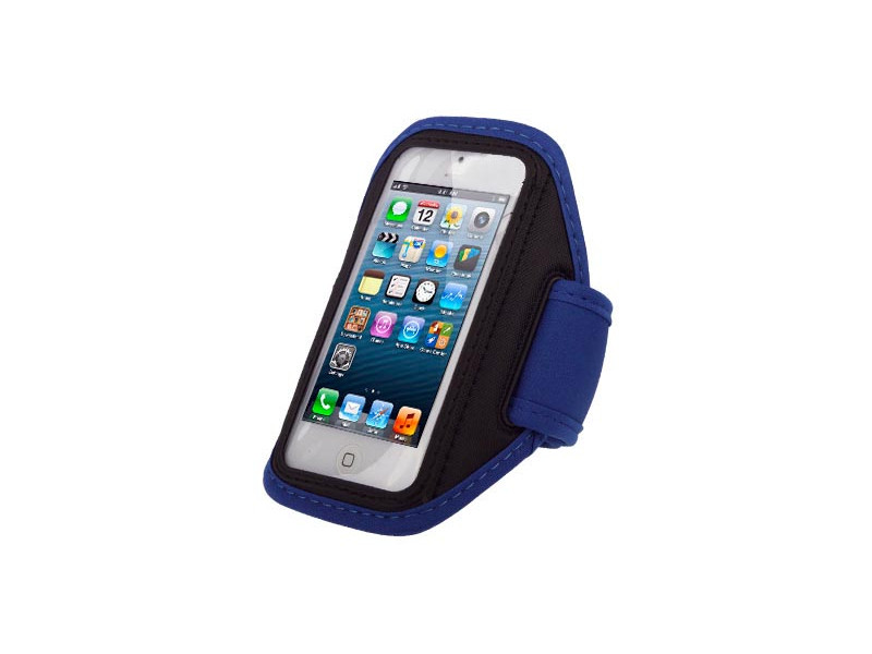 Fascia da Braccio Sportiva Armband per iPhone 4 4S 5 5S (Nero)
