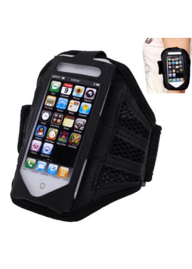 Fascia da Braccio Sportiva Armband per iPhone 5 5S (Nero)