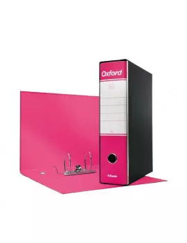 Registratore Oxford G85 Esselte - Protocollo - Dorso 8 - 23x33 cm - 390785900 (Fucsia Conf. 6)