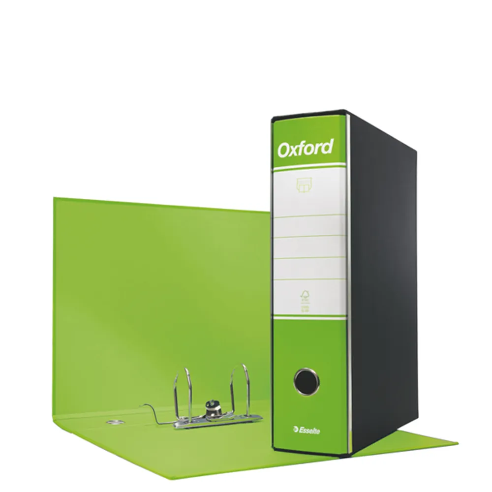Registratore Oxford G85 Esselte - Protocollo - Dorso 8 - 23x33 cm - 390785600 (Verde Lime Conf. 6)