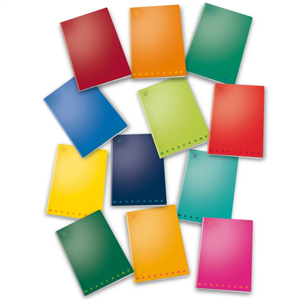 Quaderno Monocromo Pigna - A4 - 1 Rigo con Margini - 02298870C (Assortiti Conf. 10)
