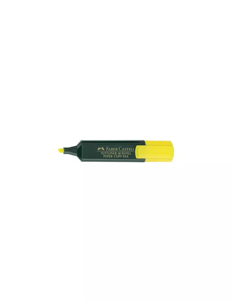 Evidenziatore Textliner 48 Refill Faber Castell - 154807 (Giallo Conf. 10)