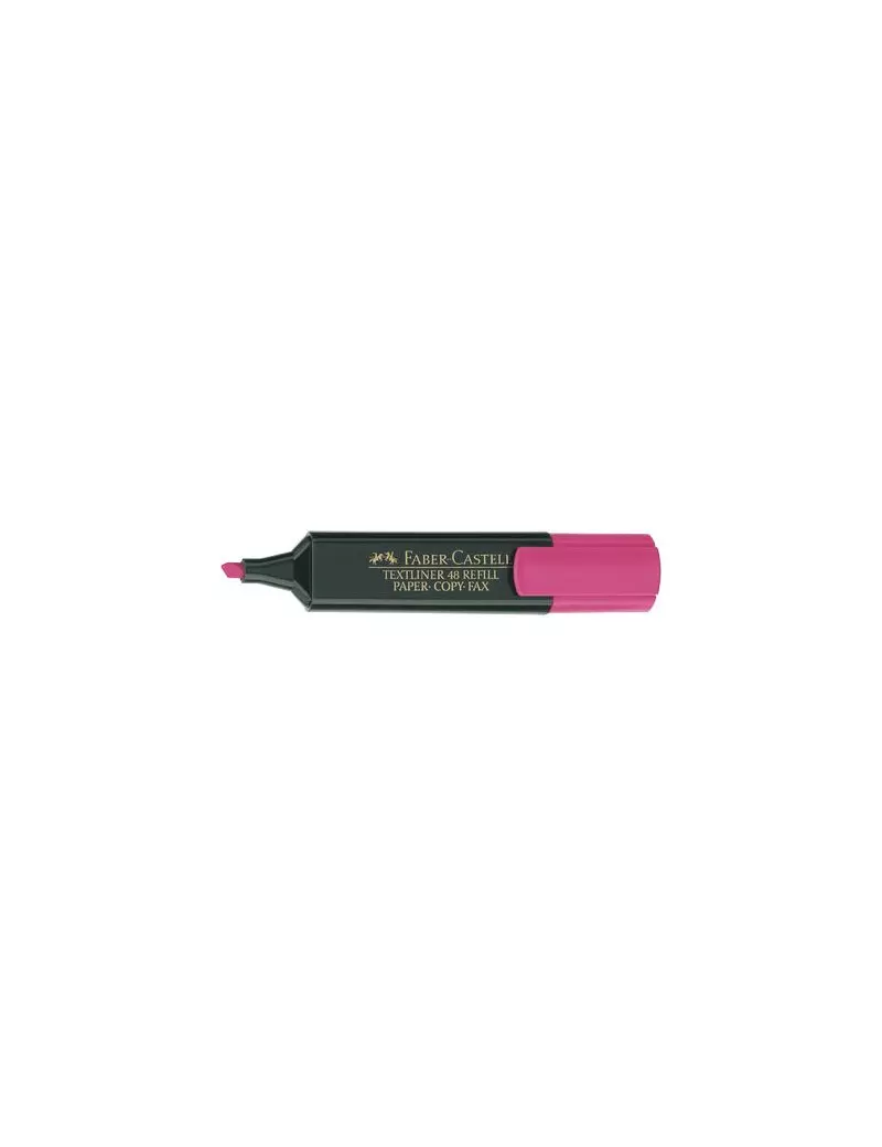 Evidenziatore Textliner 48 Refill Faber Castell - 154828 (Rosa Conf. 10)