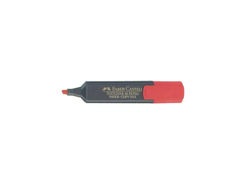 Evidenziatore Textliner 48 Refill Faber Castell - 154821 (Rosso Conf. 10) Evidenziatore Textliner 48 Refill Faber Castell - 154821 (Rosso Conf. 10)