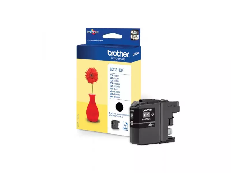 Cartuccia Originale Brother LC-121BK (Nero 300 pagine) Cartuccia Originale Brother LC-121BK (Nero 300 pagine)