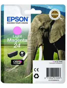 Cartuccia Originale Epson T242640 24 (Magenta Chiaro 360 pagine)