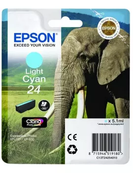 Cartuccia Originale Epson T242540 24 (Ciano Chiaro 360 pagine)