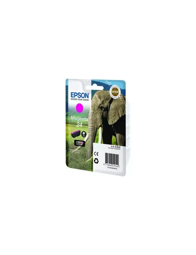 Cartuccia Originale Epson T242340 24 (Magenta 360 pagine) Cartuccia Originale Epson T242340 24 (Magenta 360 pagine)