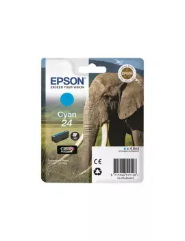 Cartuccia Originale Epson T242240 24 (Ciano 360 pagine)