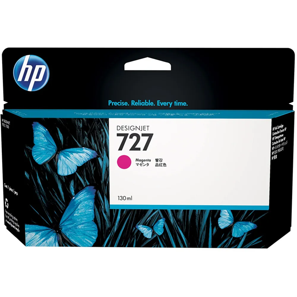 Cartuccia Originale HP B3P20A 727 (Magenta 130 ml)