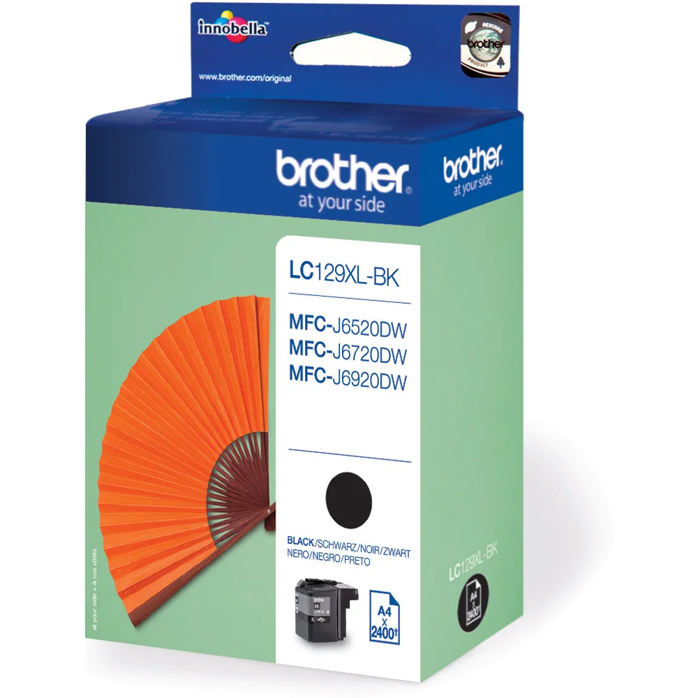 Cartuccia Originale Brother LC-129XLBK (Nero 2400 pagine)