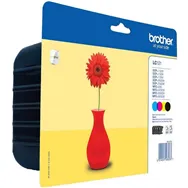 Multipack Cartucce Originali Brother LC-121VALBPDR (Nero e Colori Conf. 4)