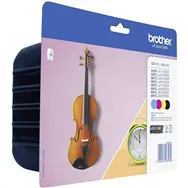 Multipack Cartucce Originali Brother LC-127XLVALBPDR (Nero e Colori XL Conf. 4)