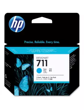 Cartuccia Originale HP CZ130A 711 (Ciano 29 ml)