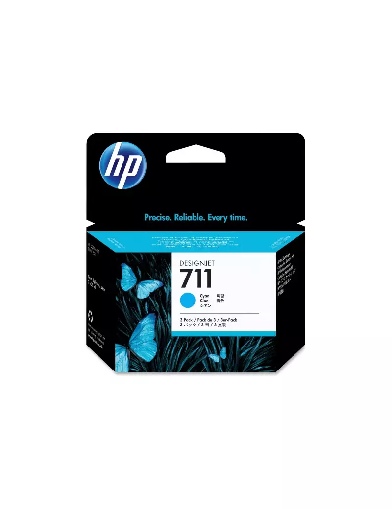 Cartuccia Originale HP CZ130A 711 (Ciano 29 ml) Cartuccia Originale HP CZ130A 711 (Ciano 29 ml)