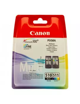 Multipack Cartucce Originali Canon PG-510 CL-511 2970B010 (Nero e Colori Conf. 2)