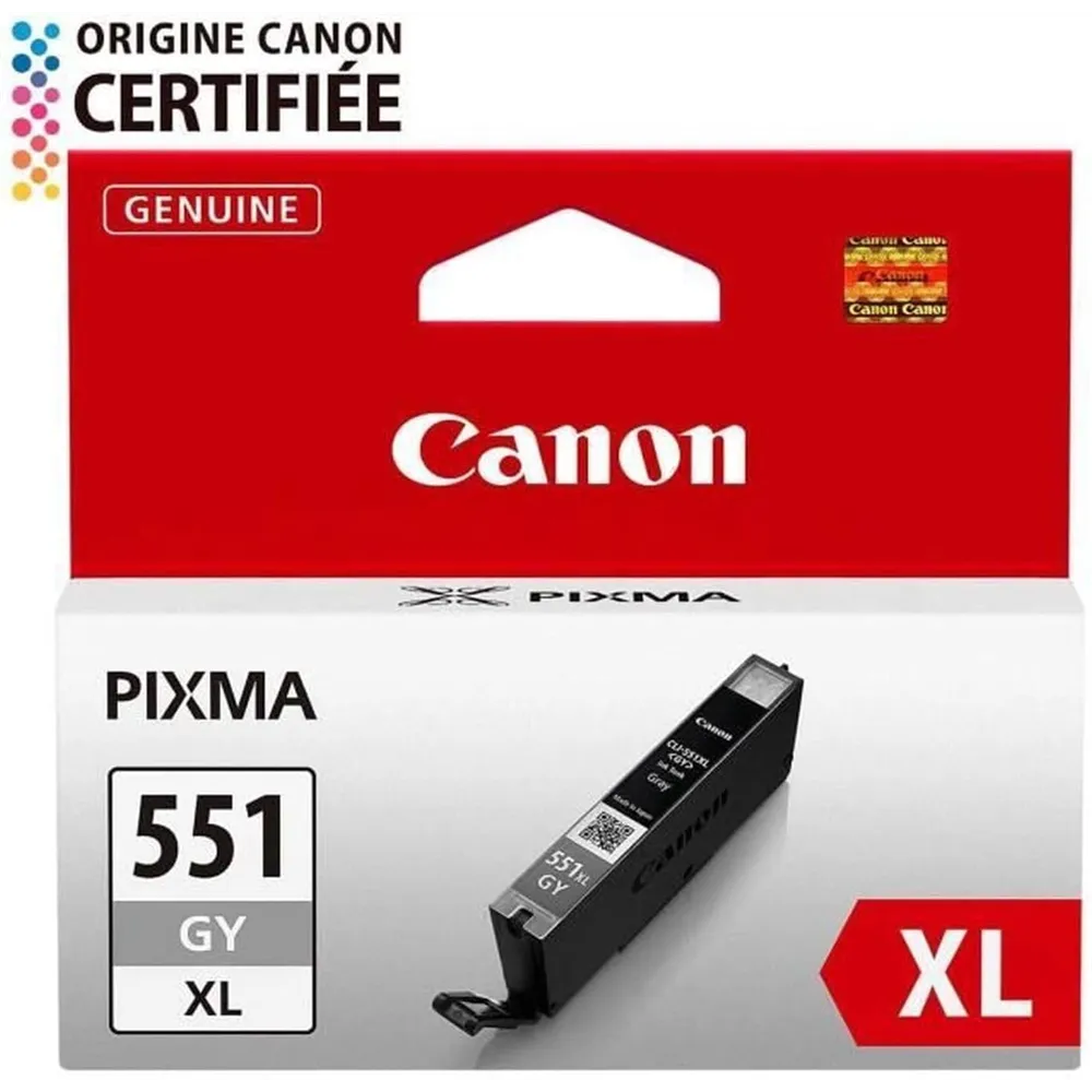 Cartuccia Originale Canon CLI-551GY XL 6447B001 (Grigio 695 pagine)