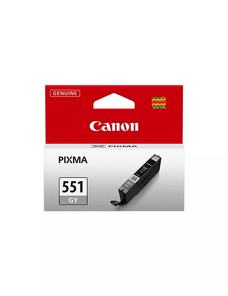 Cartuccia Originale Canon CLI-551GY 6512B001 (Grigio 125 pagine)