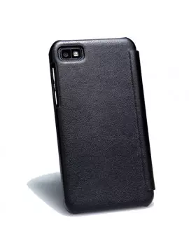 Cover Flip a Portafoglio Orizzontale per BlackBerry Z10 (Nero)