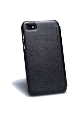 Cover Flip a Portafoglio Orizzontale per BlackBerry Z10 (Nero)