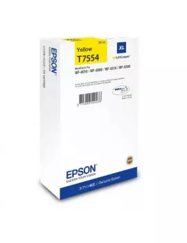 Cartuccia Originale Epson T755440 (Giallo XL 4000 pagine)