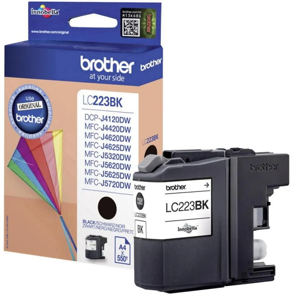 Cartuccia Originale Brother LC-223BK (Nero 550 Pagine)