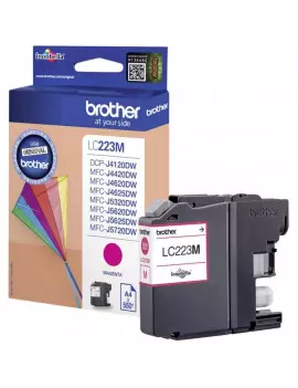 Cartuccia Originale Brother LC-223M (Magenta 550 Pagine)