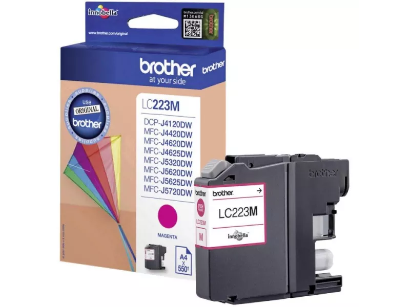 Cartuccia Originale Brother LC-223M (Magenta 550 Pagine)