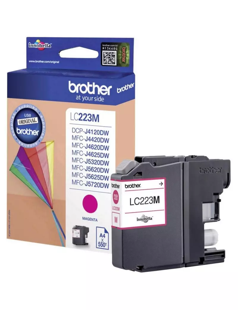 Cartuccia Originale Brother LC-223M (Magenta 550 Pagine)