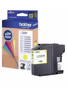 Cartuccia Originale Brother LC-223Y (Giallo 550 Pagine)